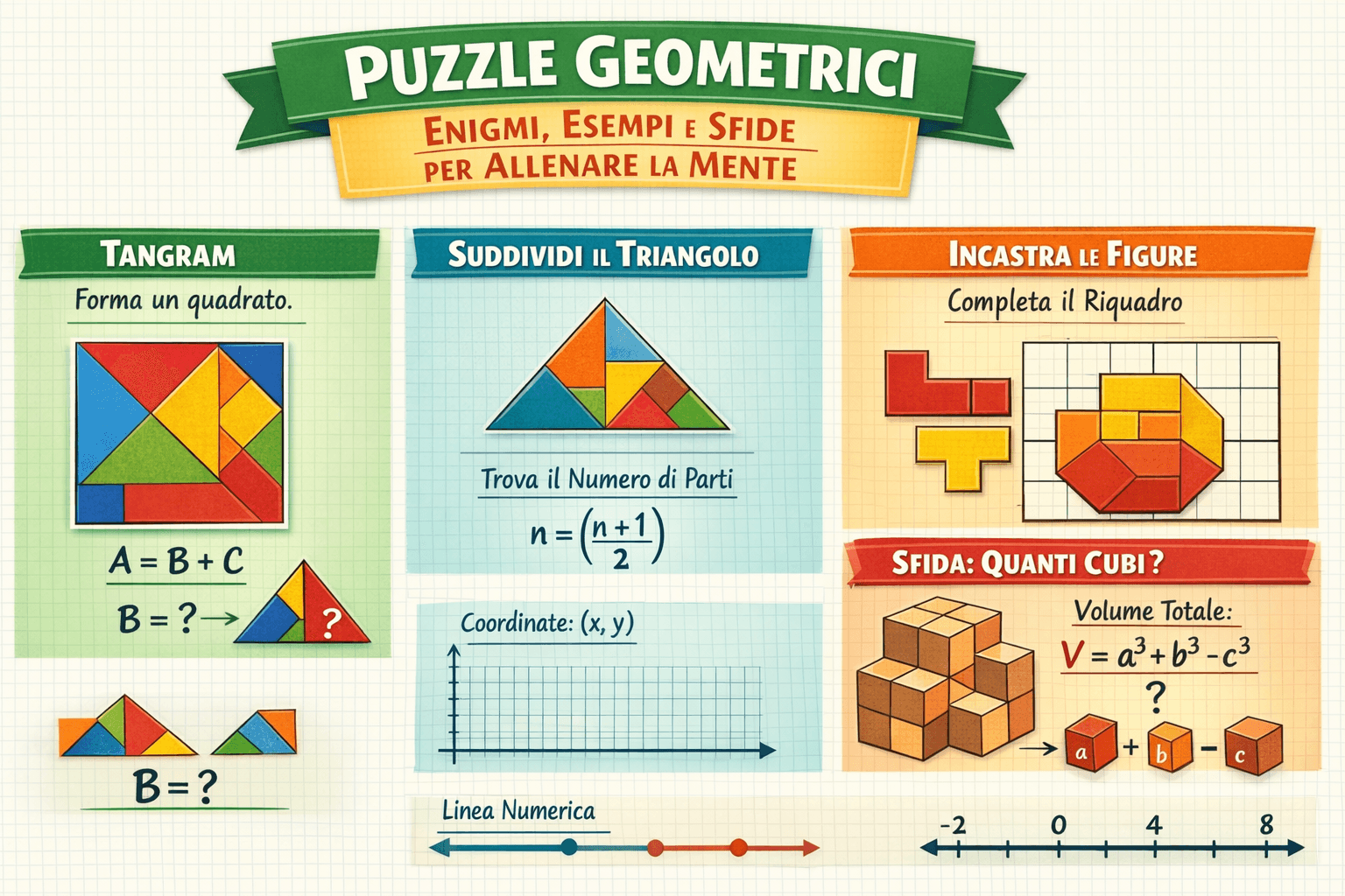 Puzzle Geometrici: Enigmi e Sfide per Allenare la Mente